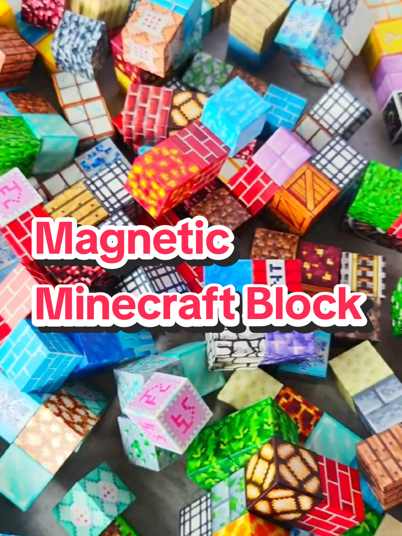 Anak dah tak pandang hp sejak ada Minecraft ni. Mmg bagus & membantu tingkatkan perkembangan otak anak2.  #Minecraft #magneticminecraft #magneticminecraftblock 