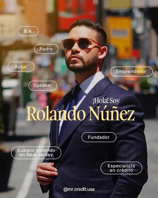 👋🏽 Soy Rolando Núñez. Algunos me conocen como Mr. Credit, pero más allá de eso, soy emprendedor, padre, autor y el cubano que decidió cambiar su historia financiera... y ahora ayudo a otros a hacer lo mismo. ⠀ Desde 2019, he acompañado a miles de latinos a reparar su crédito, levantar negocios y recuperar algo que no tiene precio: su confianza financiera. Por eso creé Truth Finance Academy para enseñar lo que en casa, la escuela o los bancos nunca explicaron. ⠀ No vengo a venderte motivación vacía. Vengo a decirte que sí se puede construir desde cero, si te rodeas de la información correcta y las personas correctas. 👉 Si tú también estás listo para transformar tu relación con el dinero, sígueme en Instagram y envíame un mensaje con la palabra “TFA” y te envío el link para comenzar. #emprendedor #libertadfinanciera #eduacionfinanciera #TFA #negocios #finanzaspersonales #latinosenusa