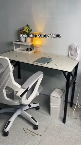 Foldable Study Table for Home Office Set Up #foldabletable #homeofficetable #studytable #table #computertable 