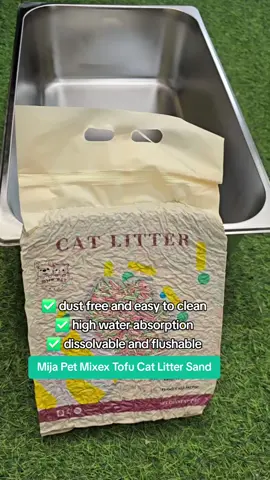 Mija Pet Mixed tofu cat litter sand!  #cataholiccorner #mijapet #catlitter #mixedtofucatlitter  #tofucatlitter #catlittersand #catsupplies #tofucatlittersand 