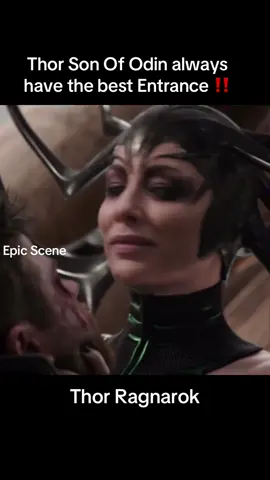 Thor always have the best scenes and entrance. #thorragnarok #thor #chrishemsworth #movie #marvel #loki 