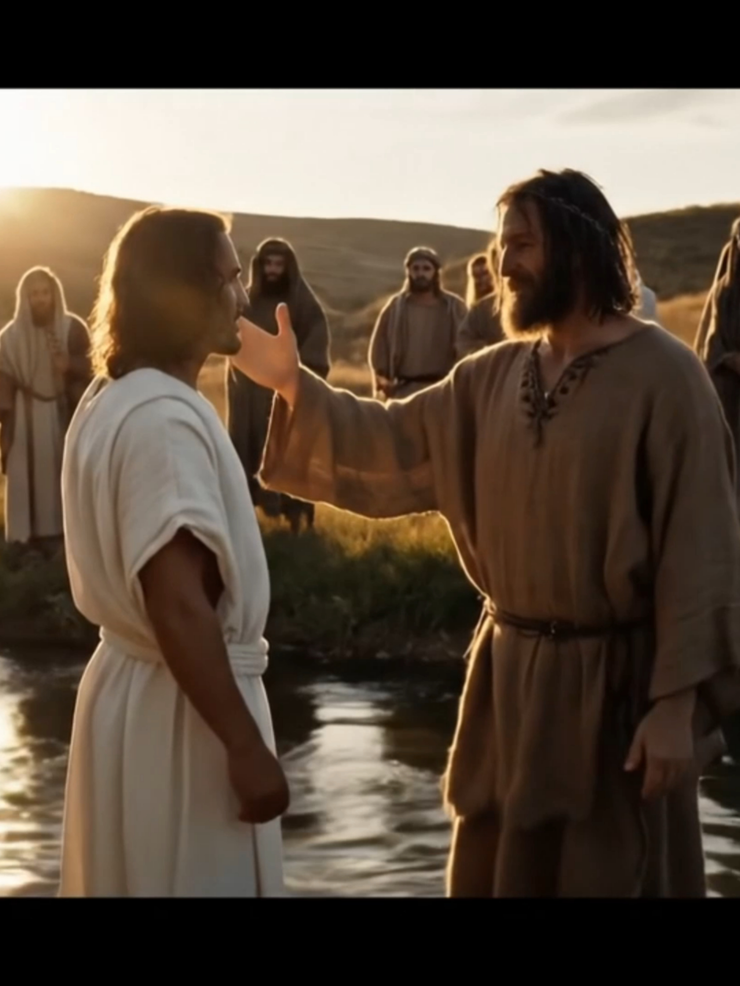 Como teria sido o batismo de Jesus? #foryo #biblia #jesus #cristãosnotiktok
