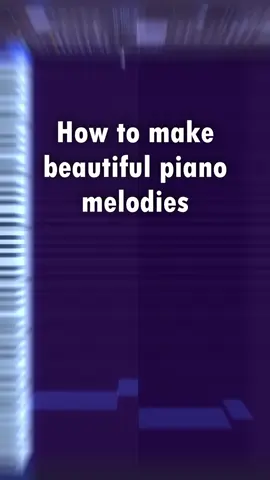 How to make beautiful piano melodies #flstudio #prodbygeam #flstudiotutotial #producer #piano #beautiful
