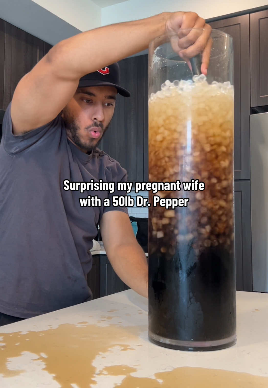 She was shocked!!😳🤣 #mexicantiktok #cravings #mexicanwife #mexicanfood #mixedcouple #interracialcouple 