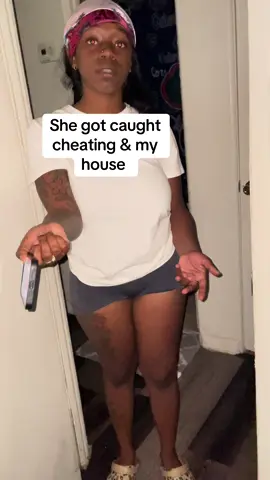 She got caught cheating & called the nigga like it was gone make it any better 😂 #explore #fyp #cheater 