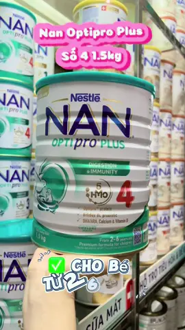 Sữa Nan Optipro 4 – dòng sữa cho bé từ 2 tuổi trở lên. Đạm Optipro dễ tiêu hoá, hỗ trợ hấp thu tốt. Bổ sung DHA, vitamin, khoáng chất cho sự phát triển toàn diện. Hộp lớn 1.5kg – tiết kiệm hơn cho mẹ. 👉 Link sản phẩm ở góc trái nha mẹ! #NanOptipro #SuaChoBe #SuaMat #nan #suacongthuc #suabot #xuhuong 