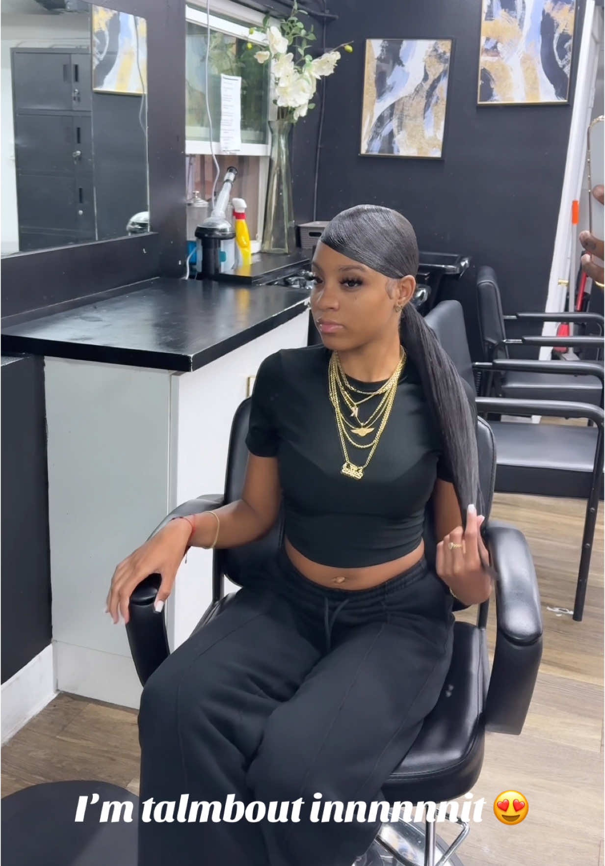 🤏🏾🤏🏾🤏🏾 innnnittt 😍 Be sure to follow & book your next look 🫶🏾 #hairtok #fyp #lahairstylist #hair #iteehairstudio #lahair #losangeleshairstylist #ponytail 