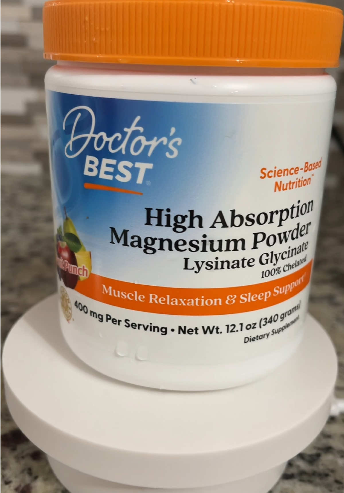 Doctor’s Best High Absorption Magnesium Powder #doctorsbest #glycinatemagnesium #magnesiumforsleep #sleepaid #musclerelaxation #tiktokshop #tiktokmademebuyit #foryoupage #fypシ゚viral 