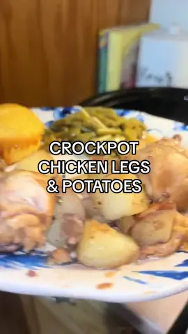 Threw this easy meal together in the #crockpot and it turned out so good!  #recipes #EasyRecipes #countrycooking #howtocook #crockpotchicken 