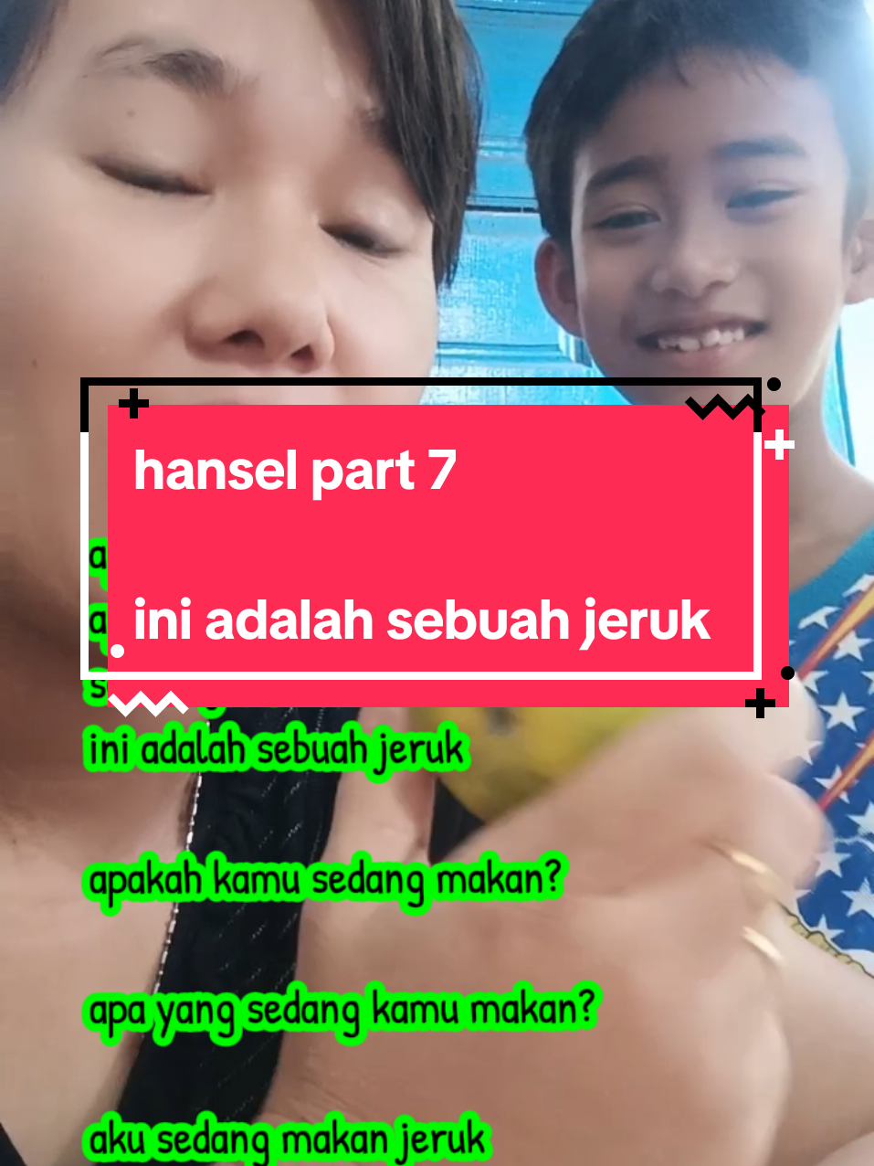 awal belajar kk Charisa juga dulu begini ya bun 🥰🥰 #english #pemula #hansel #hanselpart7 