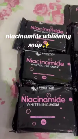 niacinamide whitening soap 🖤  #niacinamide #niacinamidesoap #niacinamidewhiteningsoap #whitening #whiteningsoap #fyp #makeitviral #foryou 