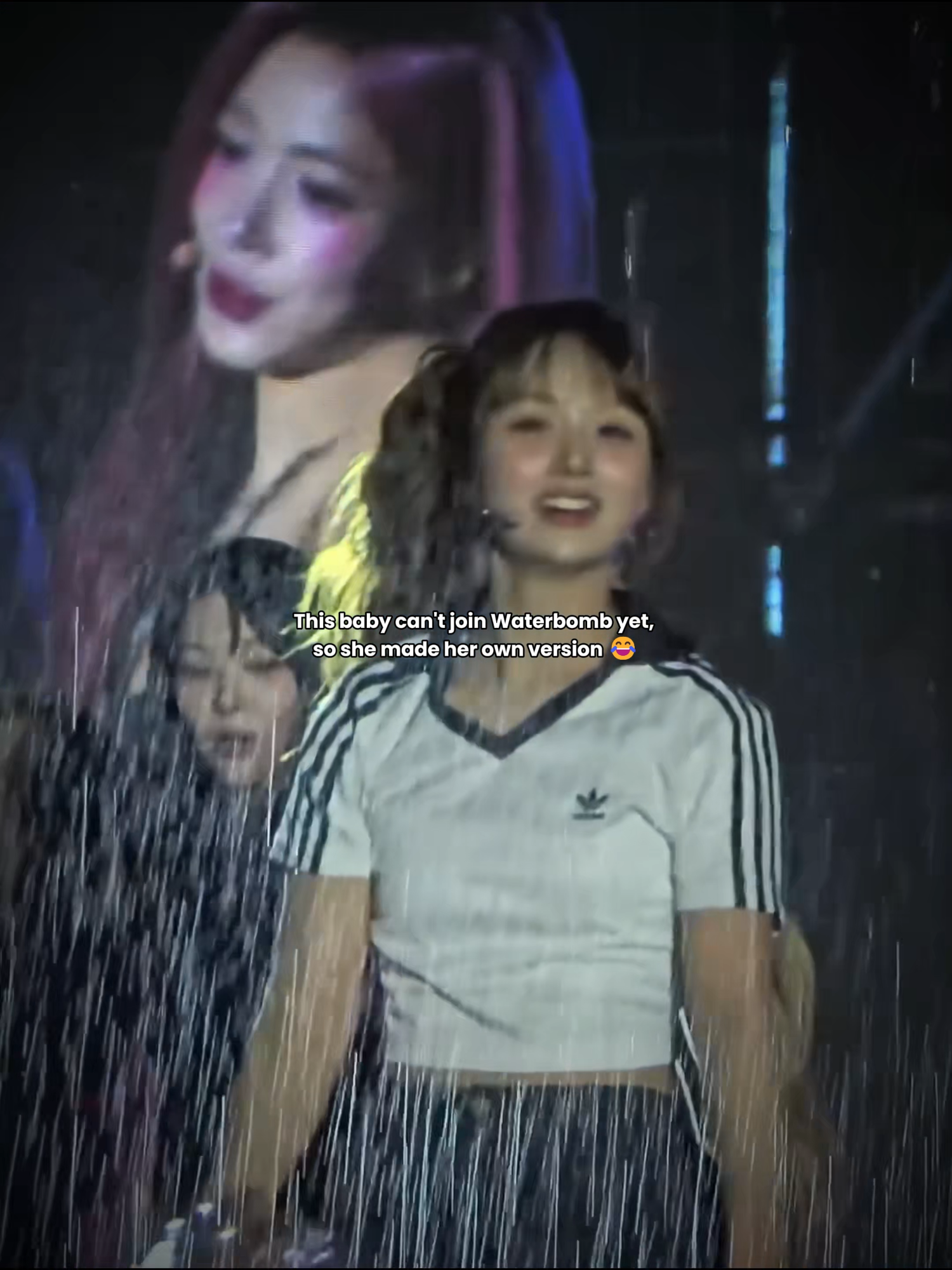 Just Seoah playing with water ft. her unnie’s priceless reaction 😂 #triples #seoah #shion #lynn #kpop #fyp