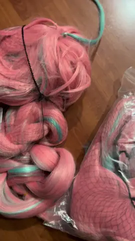 #VARESA wig commission | #GenshinImpact i love the colors of this wig hehe > < #wigcommission #wigstyling #wigstylist #cosplaywig 