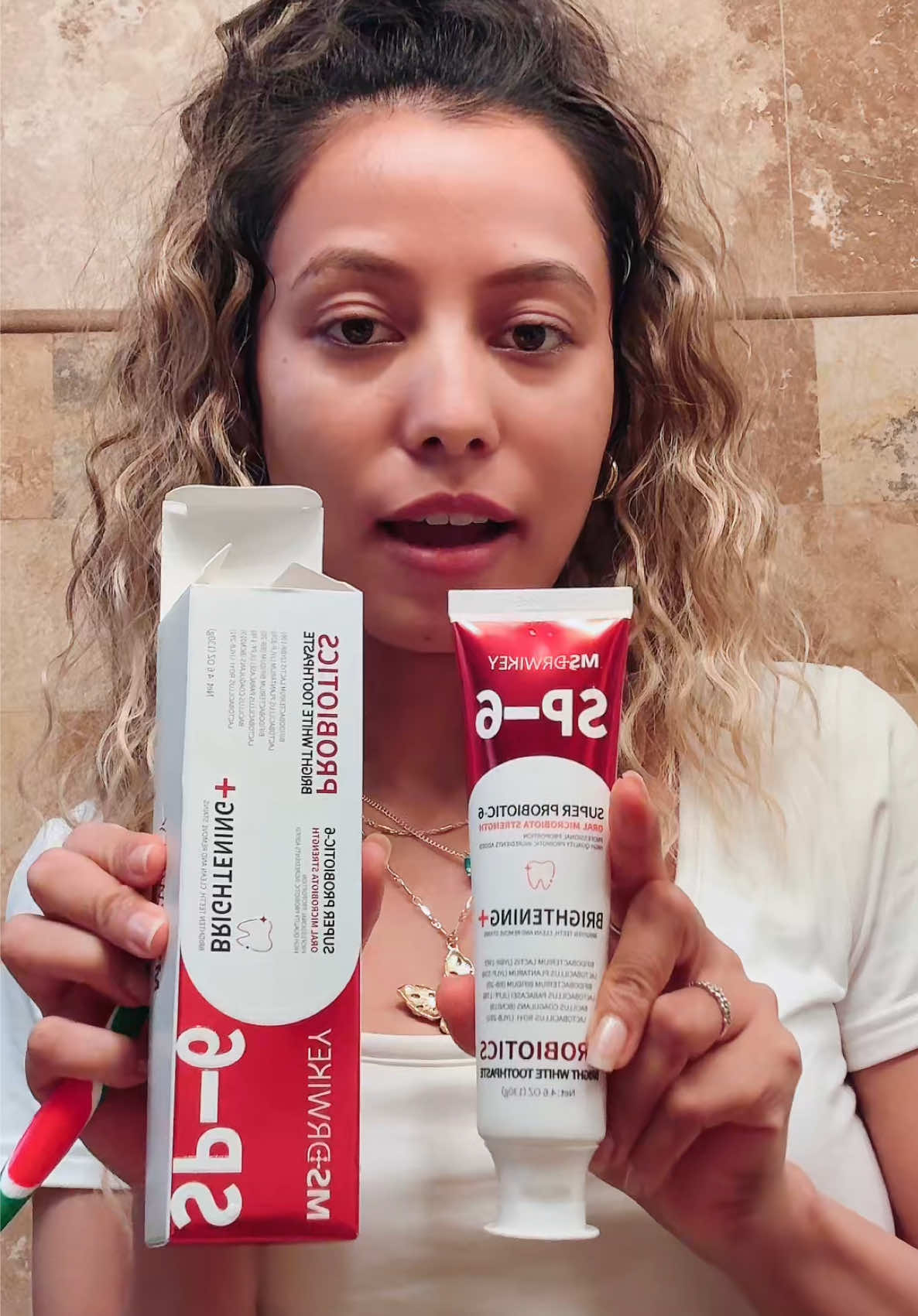 MSDRWIKEY SP-6 Toothpaste | Probiotics oral care for enamel repair and gives you long lasting fresh breath 🦷 ❤️🥰🫶🏻💗@Lil Republic Lil Blings  #probioticsoraltoothpaste #lilrepubliclilblings #highlyrecommended #toothpaste #freshbreath #creatorsearchinsight2025 #creatorsearchinsights #tiktokaffiliate #TikTokShop #viralproducts #toothpaste #trending #fyp 
