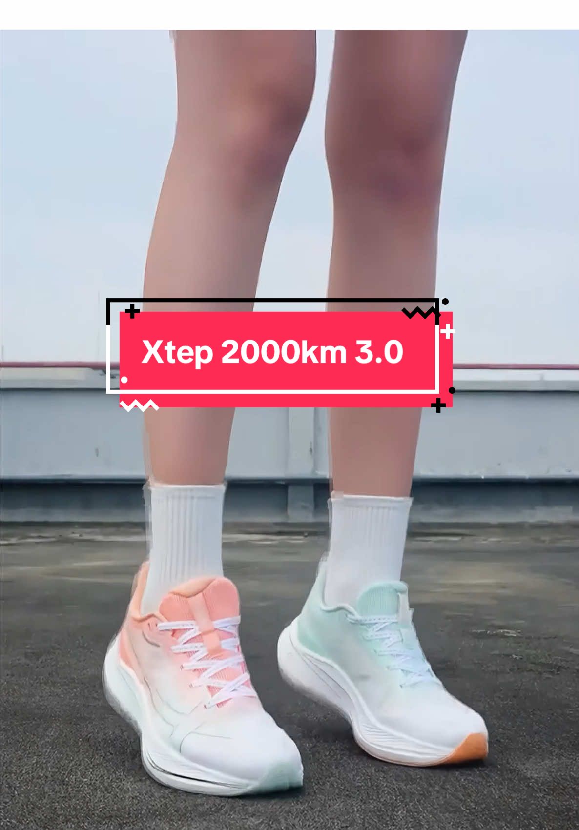 ACE- XTEP 2000km 3.0 kasut Nylon Fiber. #xtep #runners #training #begginner #nylon #marathontraining #fyppppppppppppppppppppppp 