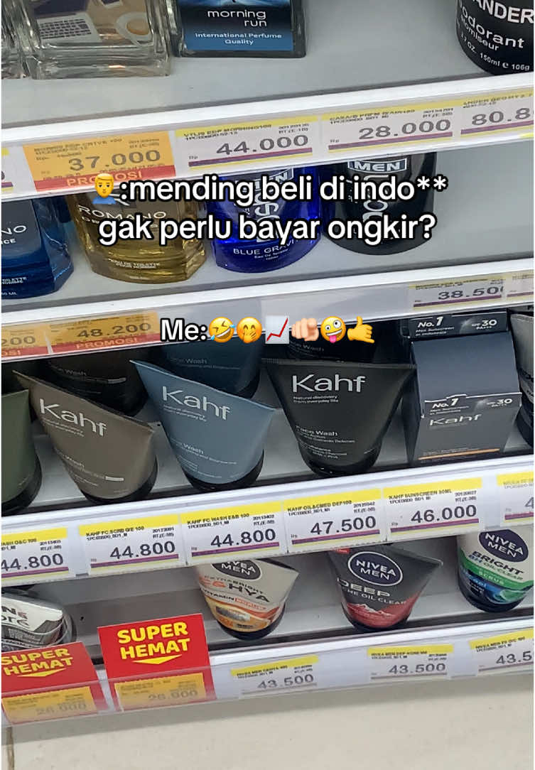 Pdahal dikranjang 90k dapat 4 gratis ongkir🤣🤭 #kahf #kahffacewash #kahfeveryday #wibgajian 