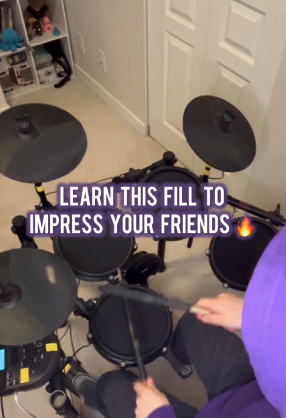 Respuesta a @maria learn an easy but cool drum fill to impress your friends!!! 🙂‍↕️🥁 • #drums #drumming #drummer #drumvideo #electricdrums #musician #alesisnitromeshkit #drumtutorial #drumlesson #tutorial #LearnOnTikTok 