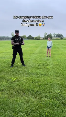 She still thinks she can smoke me 😂 #copsoftiktok #cop #cops #pursuit #police #fyp #foryoupage #trending 