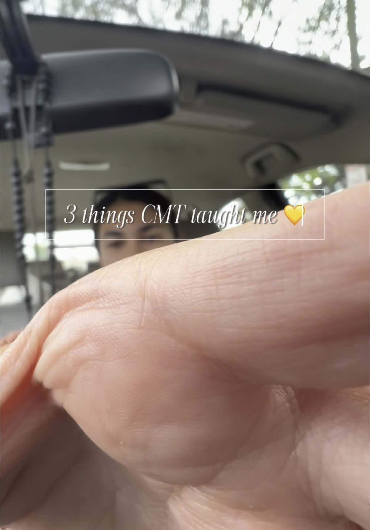 These are 3 things I’ve learned through living with CMT. I’m still growing, still soft, still showing up. 💛 #cmtawareness #disabilityadvocate #gentleglowup #faithandhealing #CapCut 