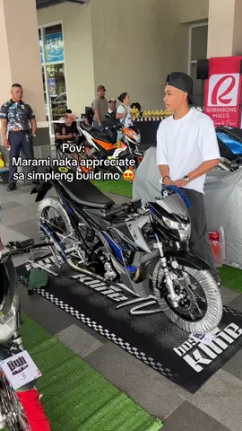 Salamat sa mga nag appreciate sa simpleng build natin ❤️😍 #virals #streetbikeconcept #raiderfi