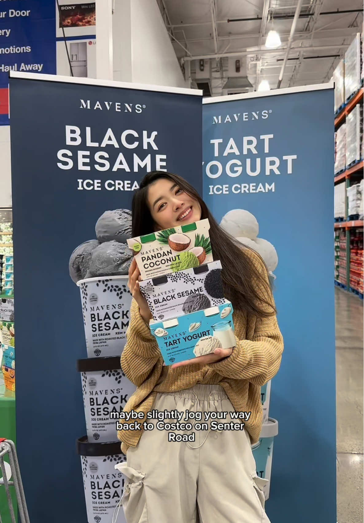 San Jose! Make your way to Costco on Senter Rd to pick up Maven's limited new flavor ice creams.  For all my lactose intolerant brothers and sister please stand and try their pandan coconut non dairy flavor! It's one of my favorites.  I love love love their black sesame ice cream, it's so addicting and done so well!  My mom loved their tart yogurt flavor so you know it's Asian mom approved and not too sweet.  They're a Vietnamese sister owned brand based out of San Jose, so go support our local business 🤍🤍 #sanjose #bayarea #mavens #icecream #sharktank #Foodie #foodtiktok #FoodTok #costco #senter 
