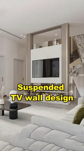 If you want to create a personalized style in the living room, don’t miss this floating TV wall. #tvwall #wallpanel #buildingmaterials #harmercoverings #harmercoverings #harmercoveringsquality #harmercoveringshighquality #highquality  #residentialspaces #commercialspaces #outdoorspaces 