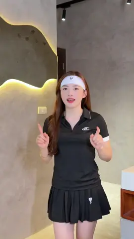 Bộ áo Polo chân váy tập gym, p