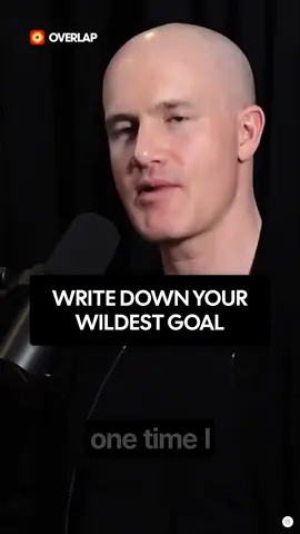 Write down your craziest goal. Even if it seems impossible. I wrote 