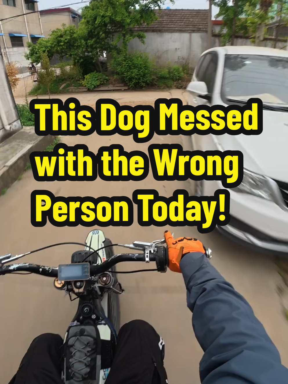 This mischievous dog has a habit of chasing and bothering everyone who walks by his street. But today, the tables turned! When a man on an electric scooter decided to teach him a lesson, the dog got a dose of his own medicine. Terrified and surprised, the dog ran for his life! Maybe next time, he'll think twice before picking on strangers. Funny, unexpected, and a little bit of karma — don’t miss this hilarious twist! #FunnyDog #InstantKarma #DogVsScooter #ViralVideo