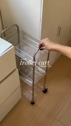 it's me and my acrylic organizers against the world! 💫 #organizer #trolleycart #acrylicorganizer #acrylic #organizerideas #spacesaver #organizersoftiktok  #creatorsearchinsights #fyp #viral #trending #foryoupage  