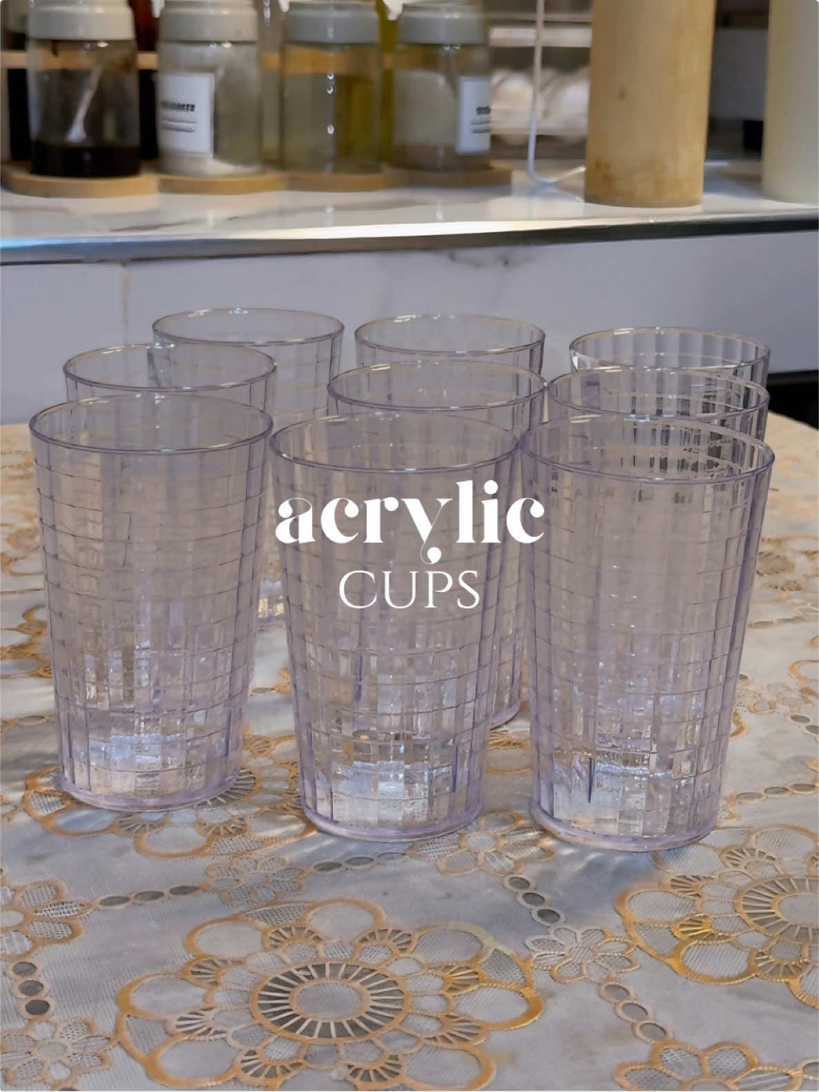 Baso na hindi basta basta nababasag #acryliccup #acryliccups #basonahindinababasag 