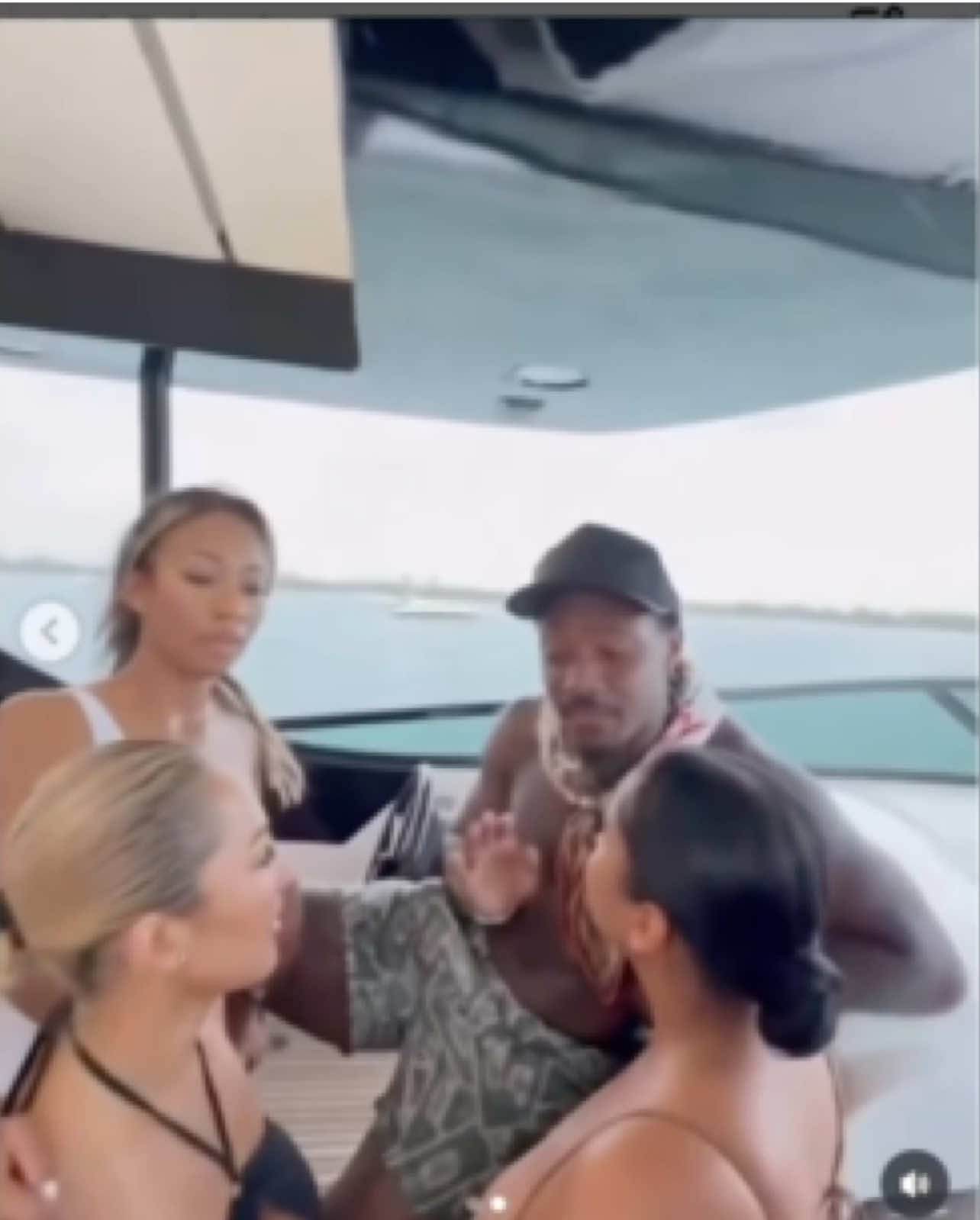 Stefon Diggs almost made a mistake that could’ve cost him his livelihood. A viral video shows Diggs having fun on a yacht with a group of ladies at which time what appears to be a pack containing pink substance in it was pulled out by Diggs.  The internet is wondering what was in the pack! #stefondiggs 
