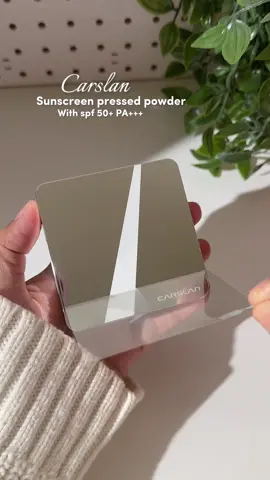 No more shiny ii oily look💗✨ #carslan #pressedpowder #sunscreenpressedpowder 