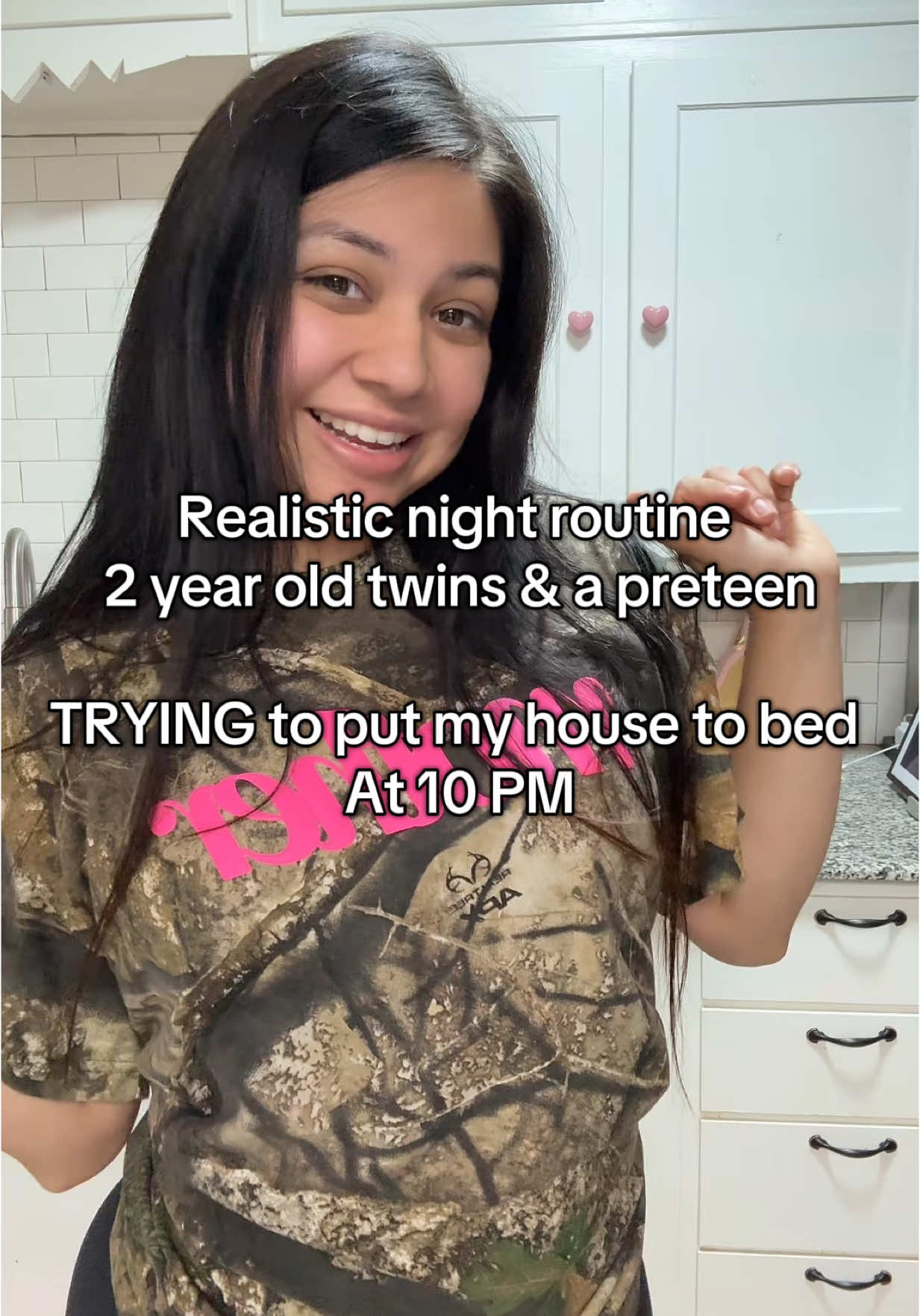 How many times do you think I was interrupted? Everyone needed me once I was cleaning 😂 #momlife #realistic #nightroutine #twins #toddlers #preteen #sahm