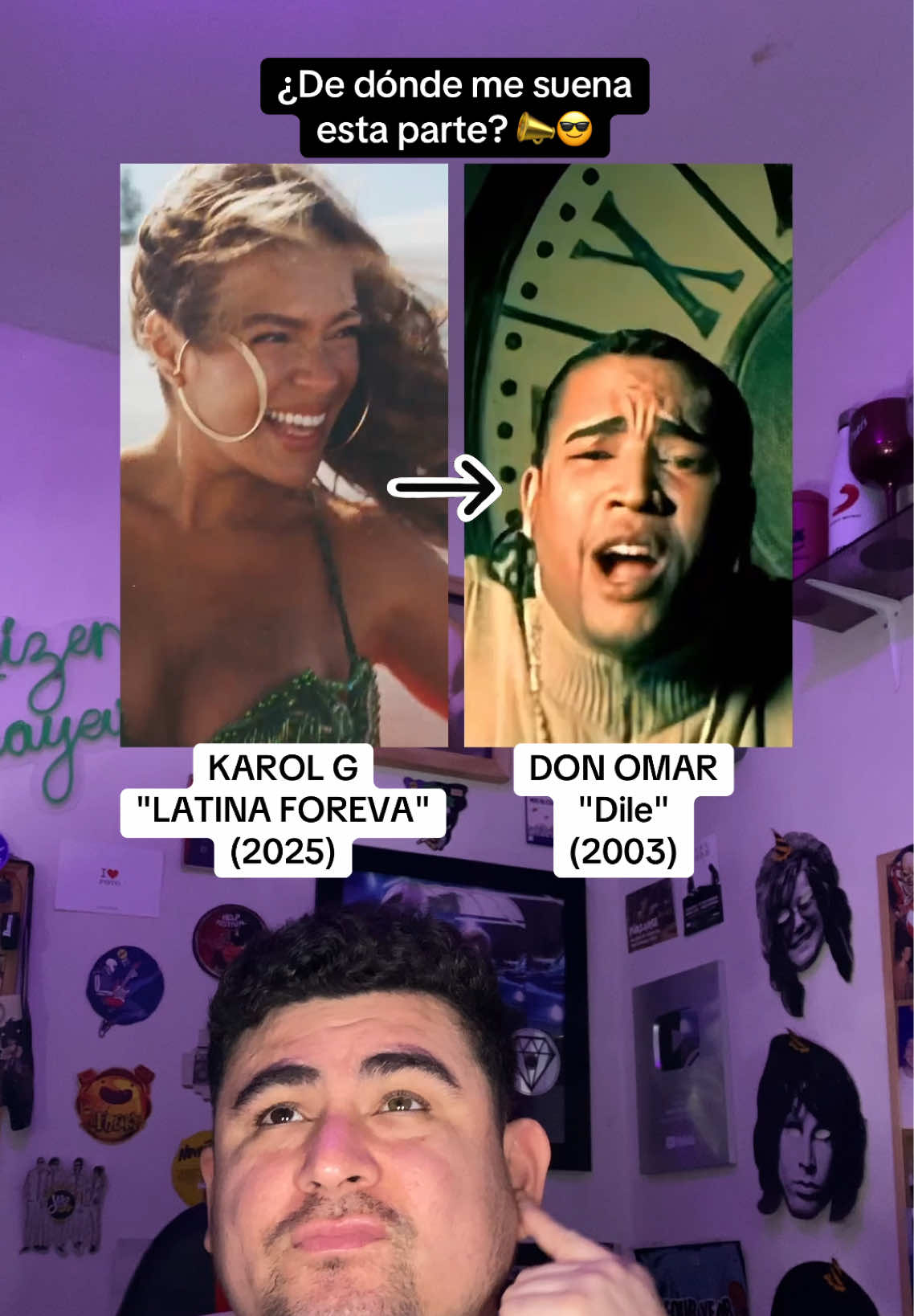 KAROL G Y DON OMAR: ¿De dónde me suena esta parte? 📣😎 #reggaeton #regueton #reggaetonoldschool #reggaetonantiguo #reggaetonviejito #reggaetontiktok #generourbano #karolg #karolgcolombia #karolgfans #karolgmusic #karolgbichota #donomar #latinaforeva