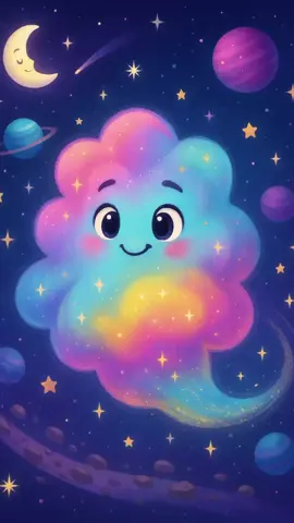 💫 La Nebulosa que Tenía Muchos Colores 🌈🌌#cuentosparaniños #cuentoscortos #cuentos #historiasdetiktok #leccionesdelavida #tiempoenfamilia #dormirbien #fyp 