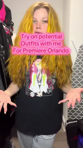 Trying on outfits for Premiere Orlando beauty show. Feel free to hold down my profile picture if you feel like I’m taking too long 🫣##creatorsearchinsights##hairtok##OOTD##ootdinspo##fashion##orlandobeautyshow##beauty##microinfluencer##contentcreator##hairstylist##yellowhair##foryoupage##hairstylist##hairstylistsoftiktok##femalecontentcreator