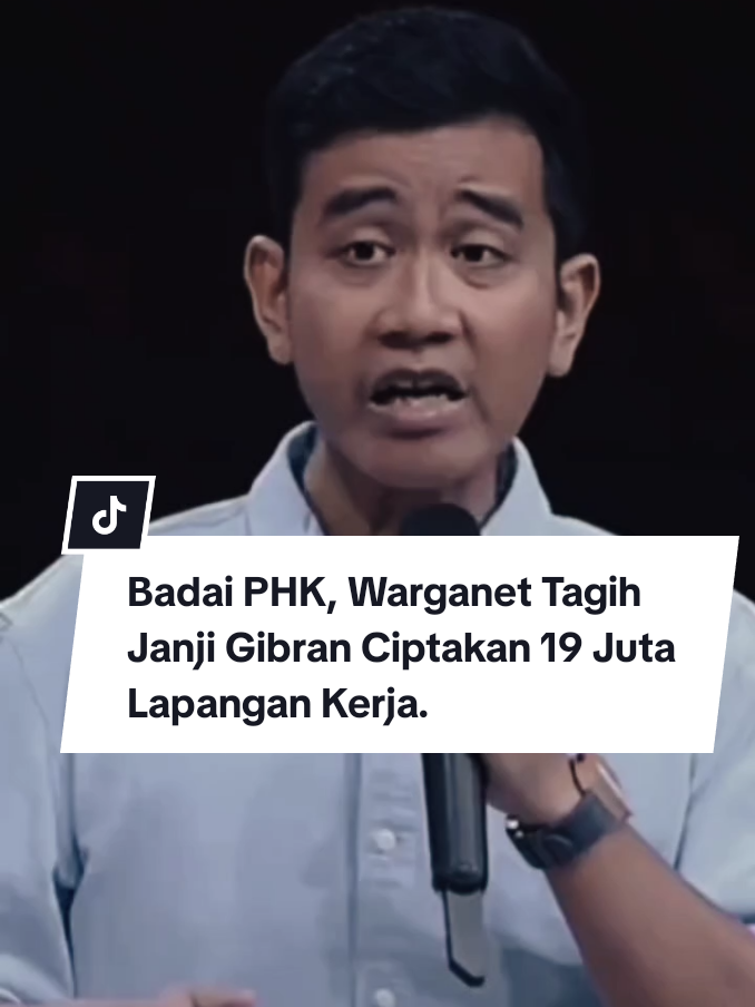 Badai PHK, Warganet Tagih Janji Gibran Ciptakan 19 Juta Lapangan Kerja. #news #brekingnews #beritahariini #beritaterkini #fyp #phk #gibranrakabuming 