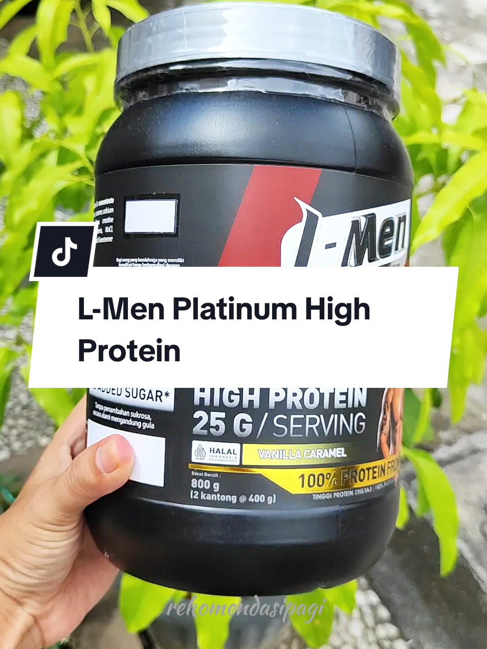 L-Men Platinum High Protein. Susu tinggi protein untuk bantu membentuk massa otot #lmen #susulmen #susulmenplatinum #lmenplatinum #rekomendasipagi #cuantanpabatas #wibgajian 