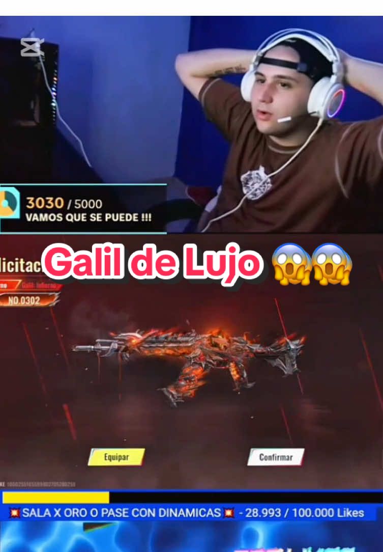 Sacando la GALIL de lujo con 3k de Oro🤯😱 #bloodstrikeclips #bloodstrike #bloodstrikemobile #bloodstrikelatam #argentina 