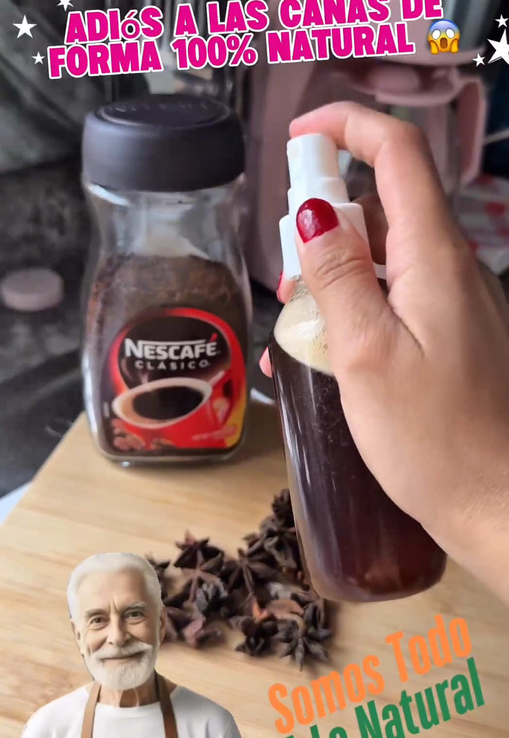 Adiós a las canas con Nescafé ? Es realmente fabuloso 😱 #cabello #cabellolargo #cabellosaludable #cabellosano #nescafe #viral #viral #parati 
