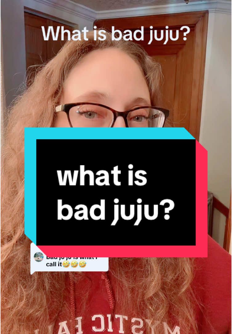 Replying to @paulsuits2 what is bad juju? #weirdspookyhippie #melancolei #badjuju #superstition #karma #badkarma #juju #goodkarma #goodjuju #reply 