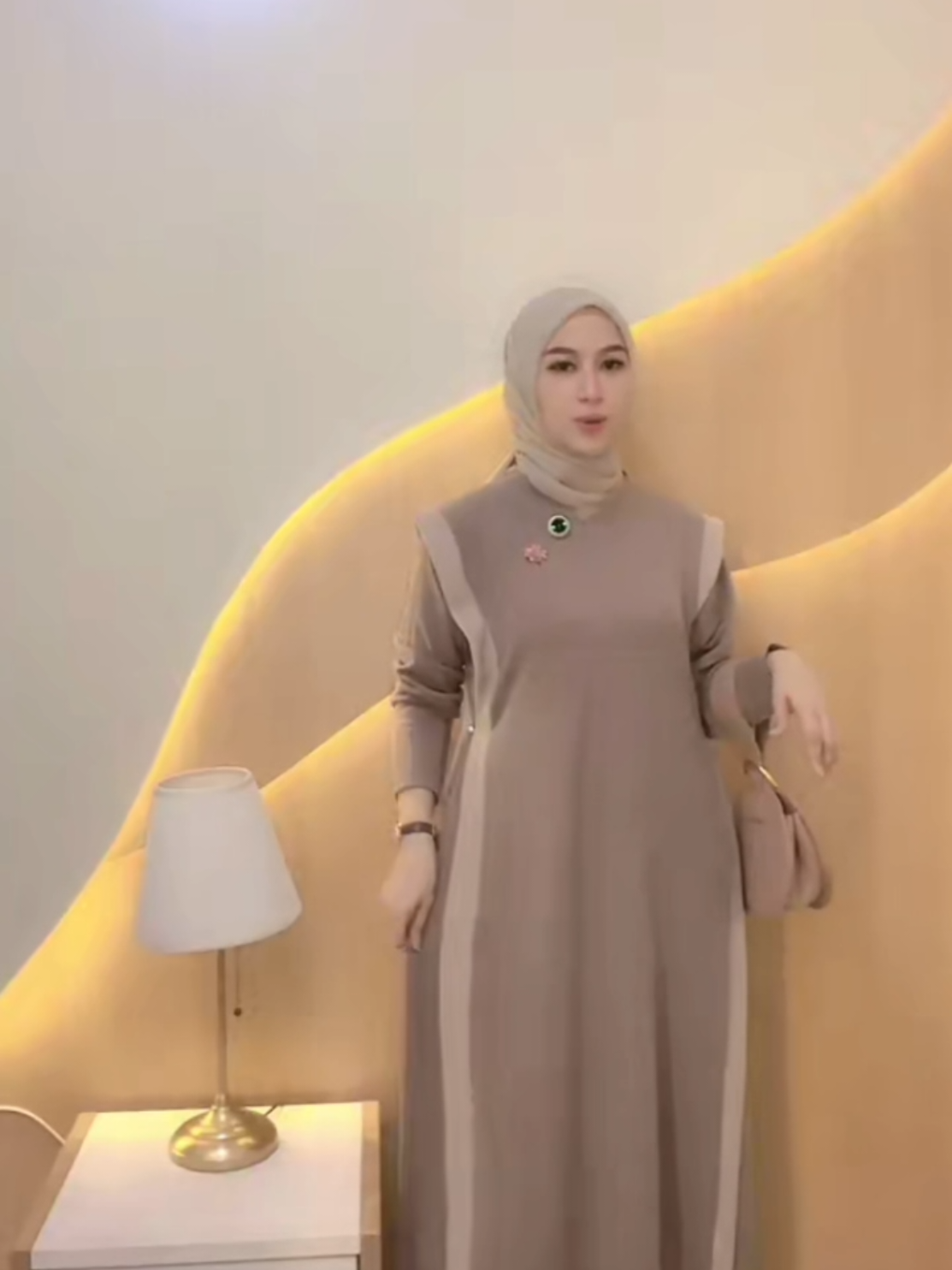 Lovka Dress Muslim Wanita Gamis Knit Premium Busui #dress #gamis #fyp #belilokal #tiktoktokopedia 