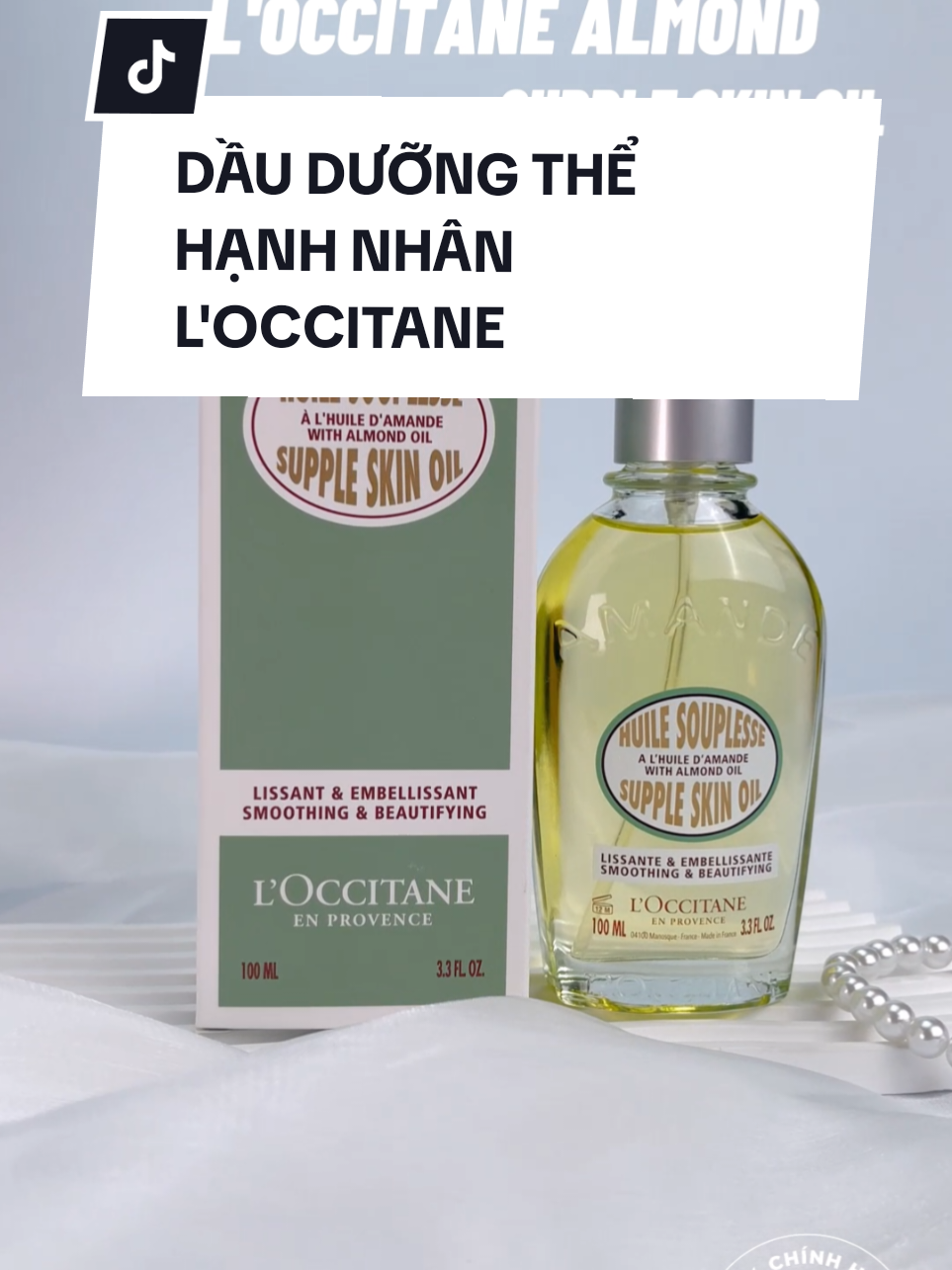 Dầu dưỡng thể hạnh nhân L'Occitane không ngừng hot vì công dụng quá tuyệtc vời ạ😍 #bocosmetics #dandauuytin #myphamchinhhang #authentic #mypham #yfp #loccitane #dauduongthe #duongthe #fypシ゚ #lamdepmoingay #lamdep #bodycare #beautytips #unboxing #duongdabody #randa 