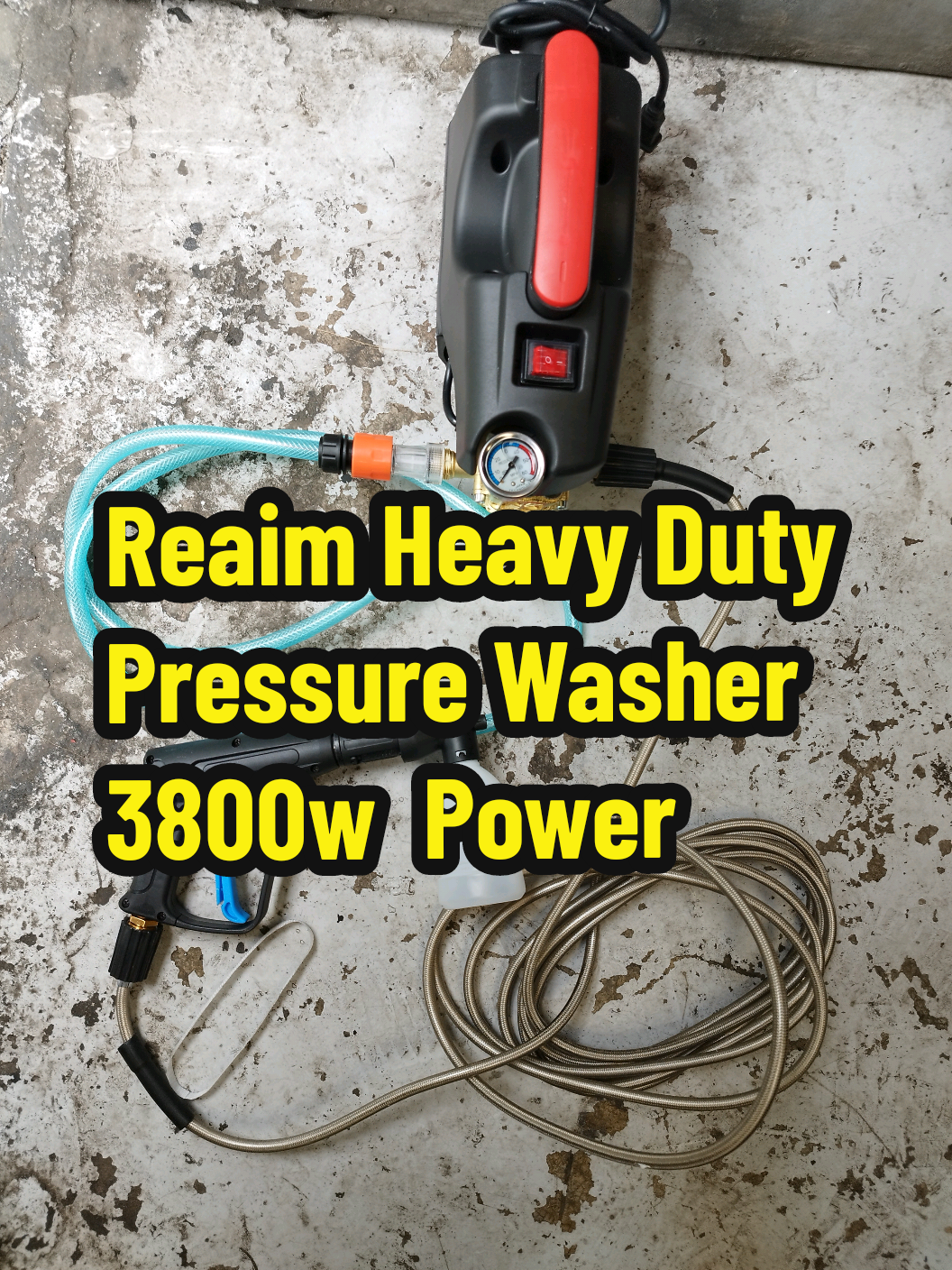 Reaim Heavy Duty Pressure Washer with Pressure Gauge with Pressure Gu,  2m hose, and 7m heavy duty Pressure Washer Hose plus Accessories #reaim #reaimpressurewasher #reaimpressurewasherheavyduty #3800w #3800wpressurewasher #heavyduty #heavydutypressurewasher  #follower #following #follow #for #foryoupageofficiall #affiliatemarketing #affiliate #tiktok #fyp #foryou #fypage #fypシ゚ #fyppppppppppppppppppppppp 