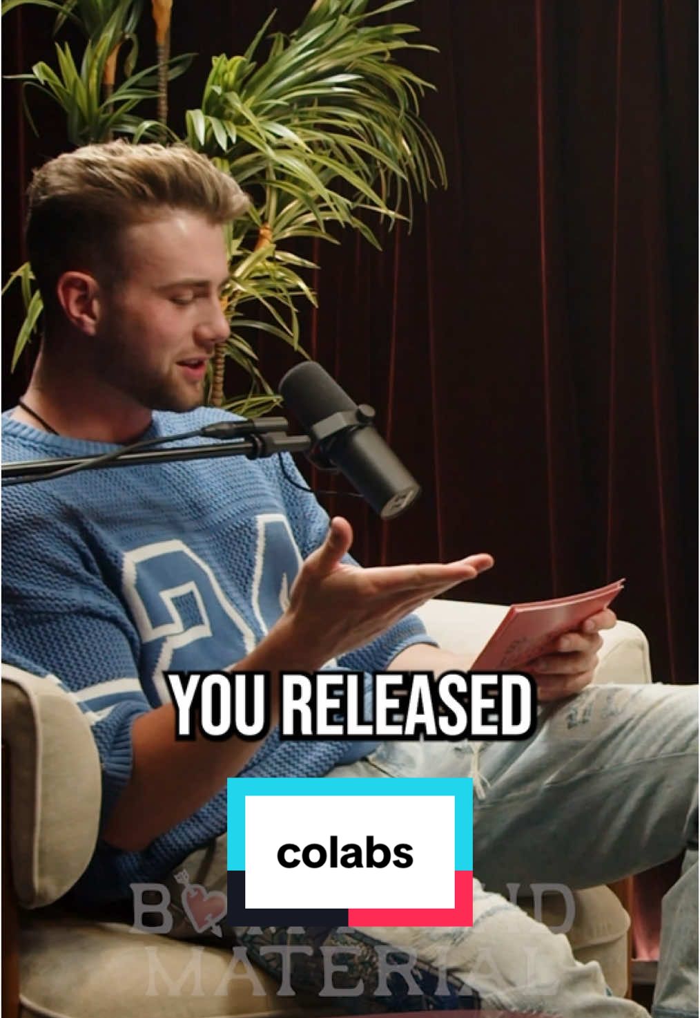 a collaboration in music @Harry Jowsey #harryjowsey #podcast #boyfriendmaterial 