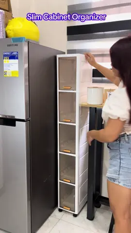 Slim cabinet napaka space saver #slimcabinet #slimcabinetorganizer #gapcabinet #smallcabinet #slimdrawer 