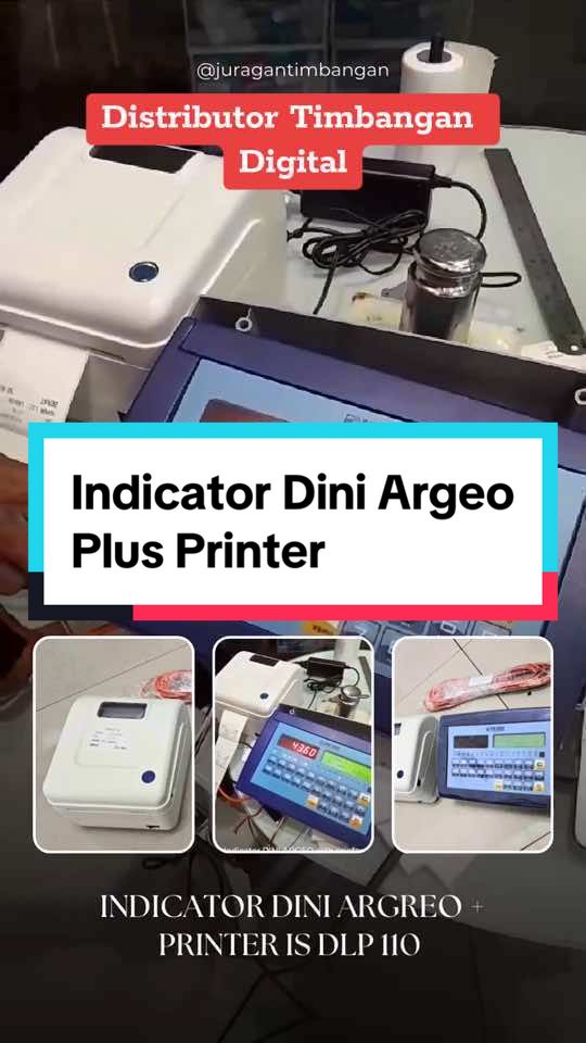 Indicator DINI ARGEO dan Printer DLL, bisa akumulasi hasil timbangan. Klik kiri bawah untuk order, atau hub. Link di bio ya #timbangandigital #indicatortimbangan #timbangantruck #timbangantruk #timbangansawit #timbangantrukportable #timbanganportable #printertimbangan #printerthermal 