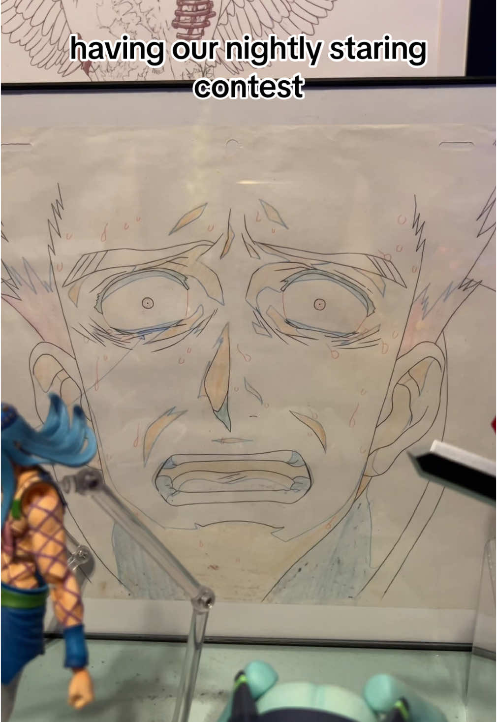 My baby #trigun #millionsknives #trigunmaximum #trigun98 #vashthestampede #animationcel #naitrigun #nicolasdwolfwood #wolfwood 