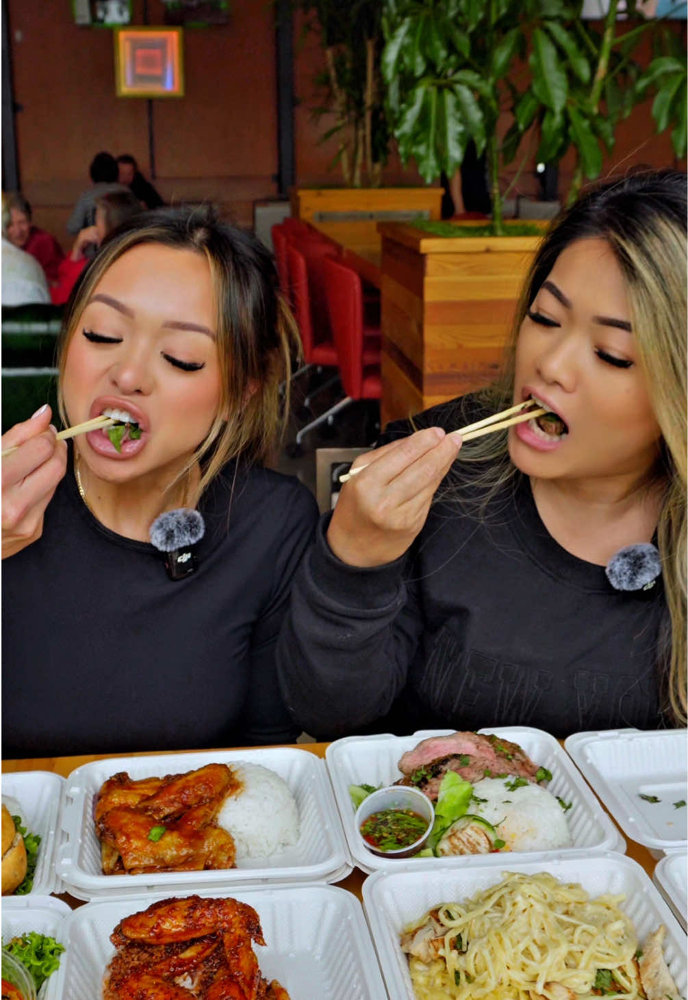 Took my tastebuds 2.5 hours south of Seattle to Portland, OR. Where @Goldentrianglepdx is doing something rare — blending Khmer and Lao influences into one menu. S/O to @destinivalenciaa for matching my appetite bite for bite! The Fried Soft Shell Crab with Jeow Som, Beef Laab & Chicken Wings DIDN’T want to see us coming. DEVOURED!  Another vlog, another wing demolished by Destini! She’s officially cookout-certified. Me? Still on the waitlist 🫠🍗 Thank you too this sweeeeeet husband & wife team - Tha & Sarah for inviting us for sucha feast!  If you’re ever in the area, check out: 📍Golden Triangle   4727 SE Woodstock Blvd. Portland, OR 98206 #laofood #thaifood #khmerfood #portland #portlandfood #Foodie #portlandfoodie #pnw #oregonfood